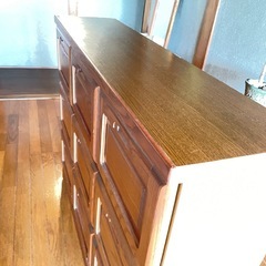 薬棚風収納棚　薬箪笥　昭和レトロ　アジアンテイストの画像