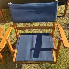 折りたたみローチェア2脚セットの画像