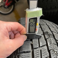 T32 エクストレイル 純正アルミ 7J 17in +45 PCD114.3 2022年製 ウィンターマックス SJ8 225/65R17 バリ山 美品！ 4本セットの画像