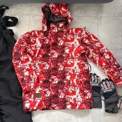 スキーウェア　男子用　160cm 手袋セットの画像