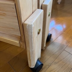 折りたたみひのきすのこベッドの画像