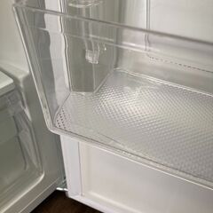 【リユ-スのサカイ広島石内店】ジモティ割！/2ドア冷蔵庫/ワールブールジャパン/2019年製/クリ-ニング済み/HG-8498/広島市 冷蔵庫　佐伯区 冷蔵庫　南区 冷蔵庫　西区 冷蔵庫　東区 冷蔵庫　中区 冷蔵庫　安佐南区 冷蔵庫　安佐北区 冷蔵庫　安芸区 冷蔵庫　府中町 冷蔵庫　海田町 冷蔵庫　熊野町 冷蔵庫　坂町 冷蔵庫　廿日市市 冷蔵庫の画像