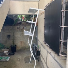 洗濯機上の収納棚の画像