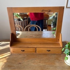 壁掛けミラー　鏡の画像