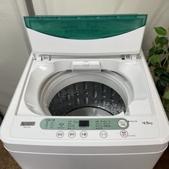 R418 ☀️ YAMADA 洗濯機 （洗濯4.5㎏) 19年製 YWM-T45G1 ⭐ 動作確認済 ⭐ クリーニング済の画像
