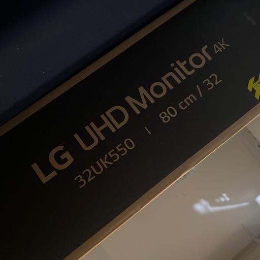 LG 31.5インチ 4Kモニター 32UK550-B HDR対応 