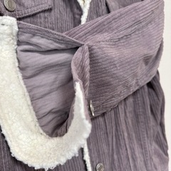 GRL アウター ボア Mサイズ ラベンダーの画像