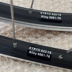 【未使用】700c完組ホイールセットの画像