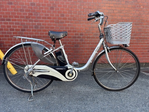 Panasonic 電動アシスト自転車 シルバー (くま) 東大阪の電動アシスト
