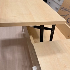 ナチュラル木目 デスク｜引き出し収納ありの画像