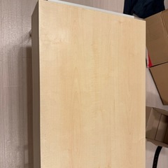 ナチュラル木目 デスク｜引き出し収納ありの画像