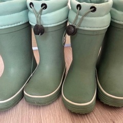 15cm　双子　長靴　防寒靴　　冬履　　　ムートンブーツの画像