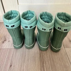 15cm　双子　長靴　防寒靴　　冬履　　　ムートンブーツの画像