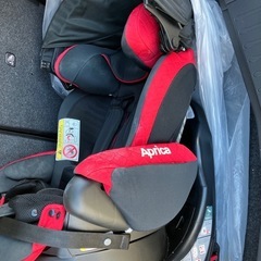 aprica フラディアグロウ　デラックスレッド ISOFIXの画像