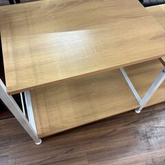 【ジモティー割引あり】【ジャングル守口店】キッチンラック　ナチュラルの画像