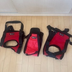 大型犬用の介護ハーネス（歩行補助ハーネス）３点セットの画像
