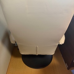 1人掛け リクライニングチェア　フットレス付きの画像
