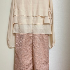 ツイードドッキングワンピースの画像