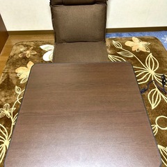 こたつ・座椅子・こたつ布団・カーペット4点セットの画像