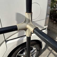 タイヤラック 2段 幅70×高さ150cm 14インチまでのタイヤ 8本収納できます！の画像