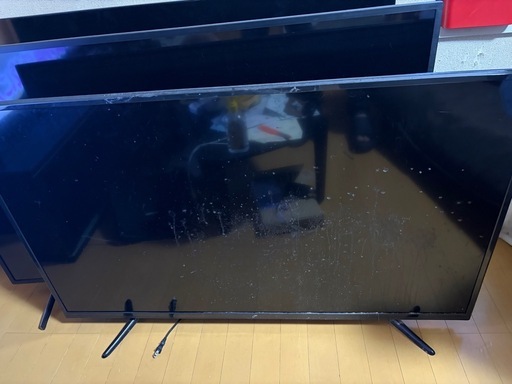 画面割れ液晶テレビ