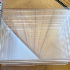 無印重なるアクリルケース横型5段の画像