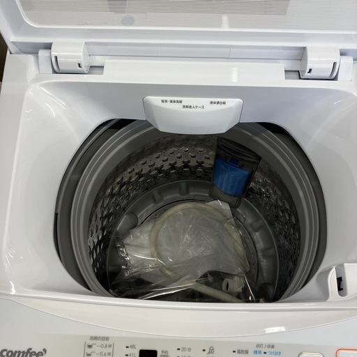 安心の1年保証付 Comfee 全自動洗濯機 2024年製 6.0kg 取りに来れる方限定！
