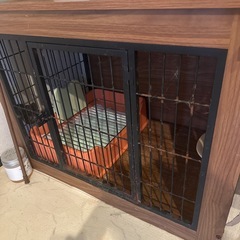 犬ケージ 犬ゲージ 木製 サークル ゲージ ケージ いぬケージ ペットサークル ペットゲージ ゲージ 屋根付き 小型犬 中型犬 ペット ウッディサークル インテリアの画像