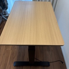 山善昇降デスクの画像