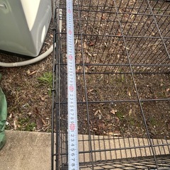 ペット ケージ 犬 折りたたみ 中型 引き出し トレー ダブル ドア ペットサークル 幅105cm×奥行71cm×高さ76cm犬小屋 の画像