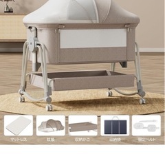 Amazon購入　ベビーベッドの画像