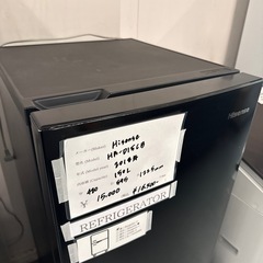 Hisense 冷蔵後　150L　HR-D15CBの画像