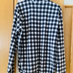 UNIQLO チェック柄 フリースジャケット　Lの画像