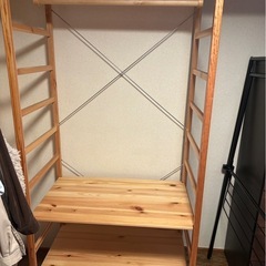 タダで譲ります！木製ラックの画像