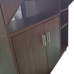 収納付き　折畳みテーブルの画像