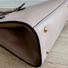 サマンサタバサ　ハンドバック ベージュ ポーチ付きの画像