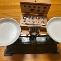 レトロ　東亜計器製作所　天秤ばかり＆分銅セットの画像