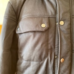 GU   パーカー付ダウンジャケット XLの画像