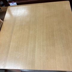 A2512-747 スクエアダイニングテーブル 天板キズあり 中古の画像