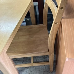 A2512-747 スクエアダイニングテーブル 天板キズあり 中古の画像