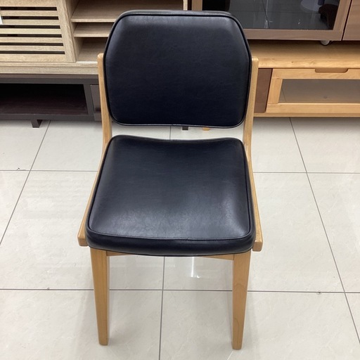 アームレスチェア　ACME Furniture SIERRA ブラック×ブラウン　SIERRA