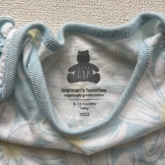 babyGAP オーガニックコットン 花柄ロンパース 6-12ヶ月の画像