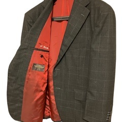 VITALE BARBERIS CANONICO テーラードジャケット チェックの画像