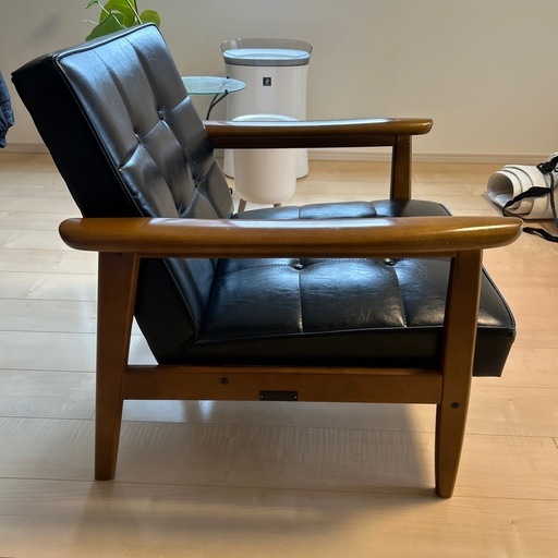 カリモク60 節約 シングルソファ 美品】カリモク60 シングルソファ