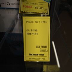 リユースのサカイ浦和店 【G194】PEACE TW-1 イヤホンの画像