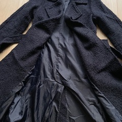 ルノンキュール Lugnoncure コート ボアコート ロングコート アウター ネイビー Mの画像