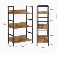 インテリアラック 3段の画像