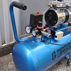 ★☆★エアーコンプレッサー・中古品・整備済み・アルミタンク・39L・日本製★☆★の画像