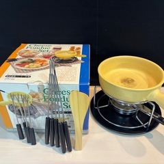 チーズフォンデュセット（固形燃料バーナー式／18cm）の画像