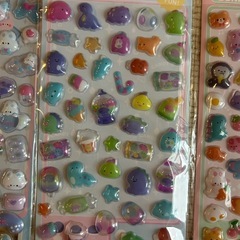 ぷっくりシール　4枚セットの画像